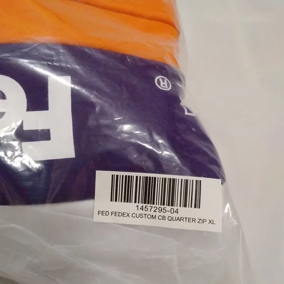 NEW FedEx Quarter Zip Hoodie XL - Picture 5 of 5